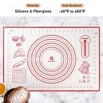 Extra Large Silicone Baking Mat with Measurements