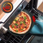 Non-Stick Round Pizza Tray with Silicone Handle