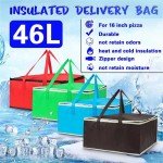 Insulated Pizza Delivery Bag with Cooler Function