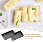 Mini Rectangular Non-Stick Tart Pan Set