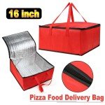 Insulated Pizza Delivery Bag with Cooler Function