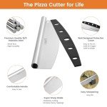 Aluminum Pizza Peel with Wood Handle & Cutter