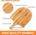12-Inch Bamboo Pizza Peel Set - 2 Pack