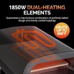 12" Portable Electric Pizza Oven with Accessories