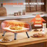 VEVOR 12" Stainless Steel Electric Pizza Oven
