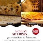 Granitestone 12-Inch Electric Pizza Oven – Red