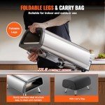 VEVOR 12" Stainless Steel Electric Pizza Oven