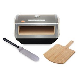 Bakerstone Stove Top Pizza Oven Kit, Black