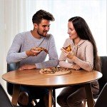 Bamboo Pizza Board Set with Large Cutting Knife