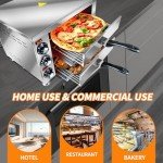YOOKTEN Electric Countertop Pizza Oven 1100W