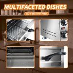 YOOKTEN Electric Countertop Pizza Oven 1100W