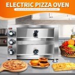 YOOKTEN Electric Countertop Pizza Oven 1100W