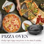 Electric Countertop Pizza Oven with Ceramic Stone