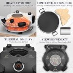 Electric Countertop Pizza Oven with Ceramic Stone