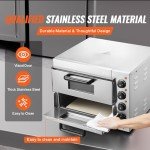 VEVOR Stainless Steel Double Deck Pizza Oven