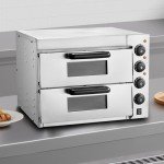 VEVOR Stainless Steel Double Deck Pizza Oven