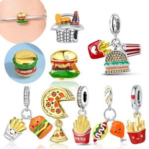 Pizza Oven Charm Set for DIY Bracelets