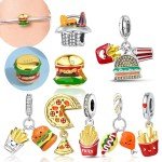 Pizza Oven Charm Set for DIY Bracelets