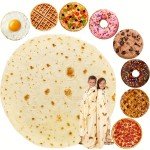 Cozy Round Pizza Food Blanket for Any Use