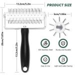 Premium Pizza Dough Docker with Stainless Steel Spikes