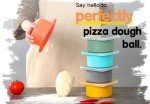 Stackable Silicone Pizza Dough Proofing Containers - 3 Pack