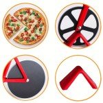 Stainless Steel Round Pizza Cutter and Baking Knife