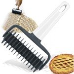 Large Plastic Pizza Wheel and Dough Knife Set