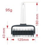 Large Plastic Pizza Wheel and Dough Knife Set