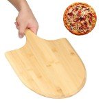 Bamboo Pizza Peel with Long Handle Spatula