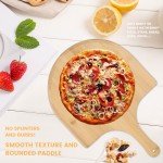 Bamboo Pizza Peel with Long Handle Spatula