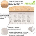 Stainless Steel Dough Cutter and Bench Scraper