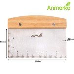 Stainless Steel Dough Cutter and Bench Scraper