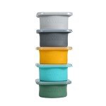 Stackable Silicone Pizza Dough Proofing Containers Set