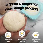 Stackable Silicone Pizza Dough Proofing Containers Set