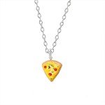 Kawaii Pizza Pendant Keychain for Friends