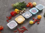 Stackable Silicone Pizza Dough Proofing Containers Set