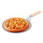 Stainless Steel Pizza Shovel with Wooden Handle