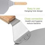 Stainless Steel Pizza Shovel with Wooden Handle