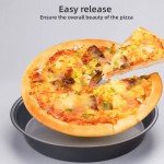 Carbon Steel Round Pizza Baking Pan - Heat Resistant