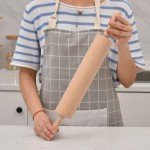 Non-Stick Wooden Rolling Pin for Baking