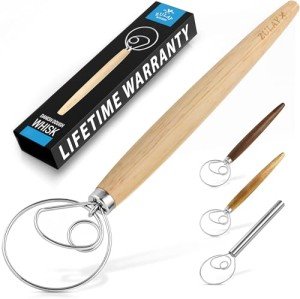 Zulay Kitchen 13-Inch Danish Dough Whisk Tool