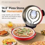 Davivy 16" Indoor Electric Pizza Oven - Red