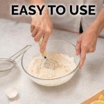 Zulay Kitchen 13-Inch Danish Dough Whisk Tool