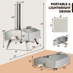 Yardi Yard Portable Stainless Steel Pizza Oven