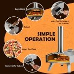 Yardi Yard Portable Stainless Steel Pizza Oven