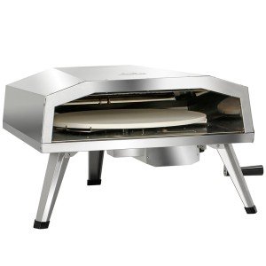 16" Propane Outdoor Pizza Oven with Rotating Stone