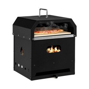 Portable 4-in-1 Outdoor Pizza Oven with Stone