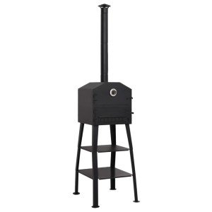 Charcoal Fired Outdoor Pizza Oven with Stones