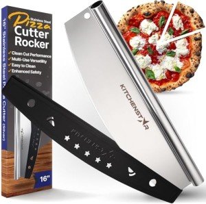 Kitchenstar 35.6cm Pizza Cutter with Blade Cover