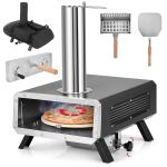 Outdoor Wood Pellet Pizza Oven with Rotating Stone